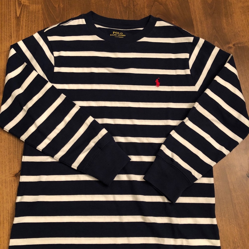 Cute Navy and White Stripes